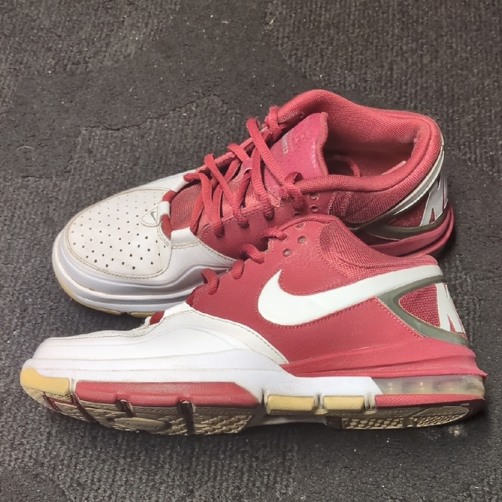 Nike Red and White Athletic Shoes